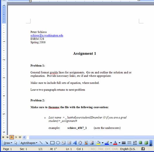 Assignment Guidelines 0566